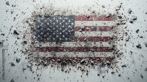 The American Flag: A striki...