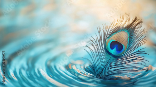 Elegant Peacock Feather: A ...