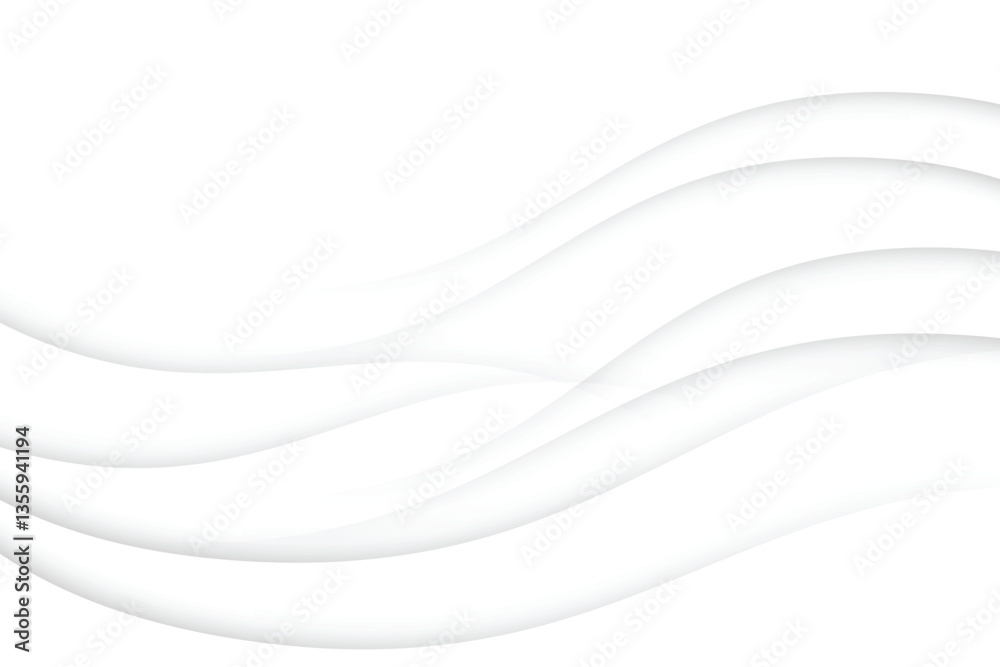 Obraz premium abstract white background with curve lines