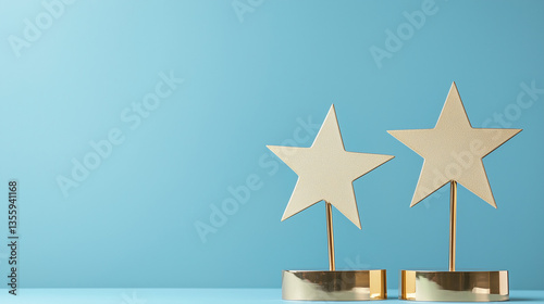 Golden Stars on Blue: Two e...