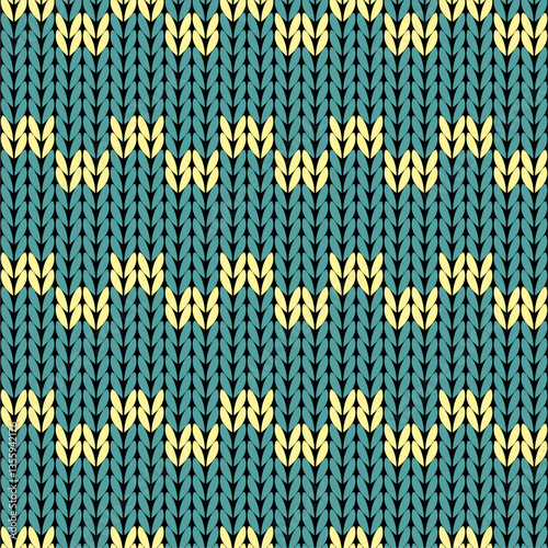 Knitted background pattern wallpaper knitting decorative print handmade textile knitting handiwork	