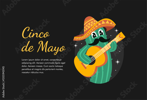 vector cinco de mayo background template