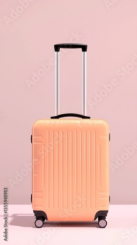 suitcases isolated on white background