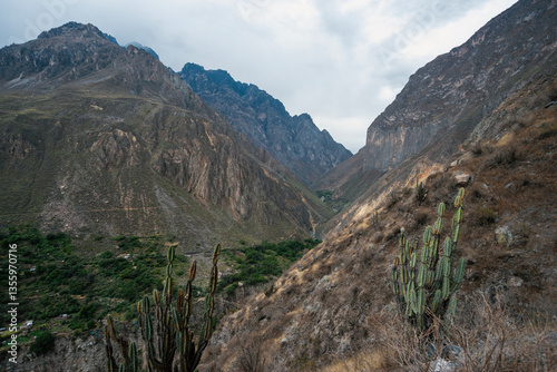 Obraz na płótnie Colca River Canyon w salonie