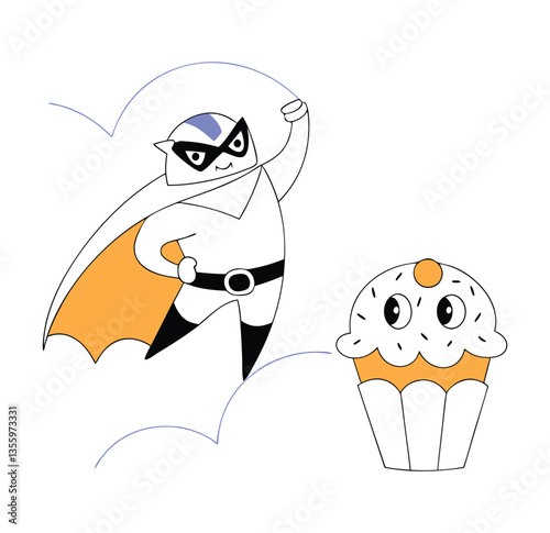 Cartoon Fantasy Characters Set – Superheroes, Dragons, Pirates & More

