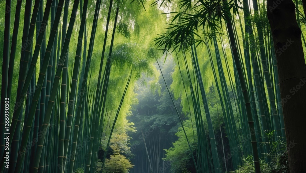 Fototapeta premium Bamboo grove of Arashiyama.