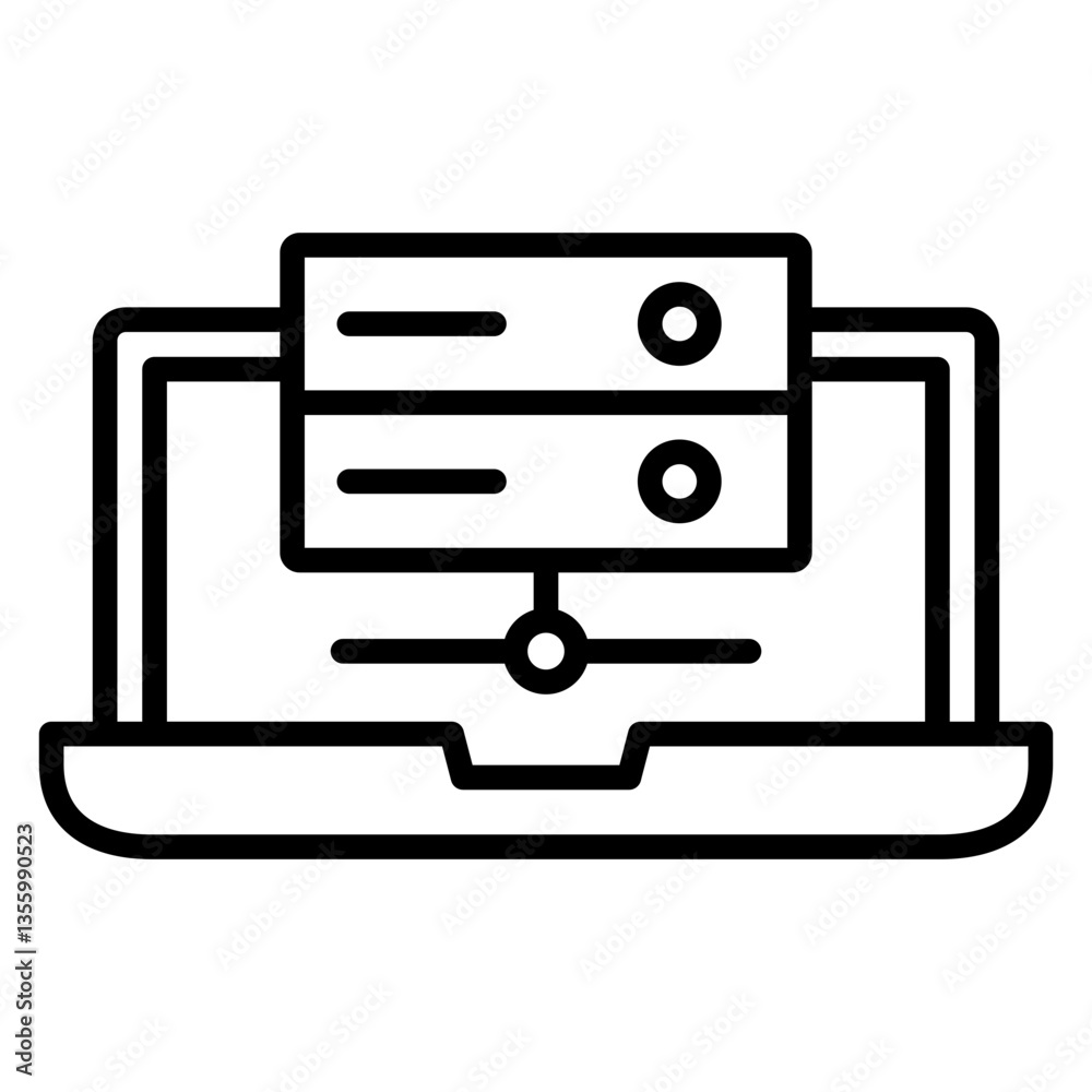 Software virtualization icon Software virtualization icon