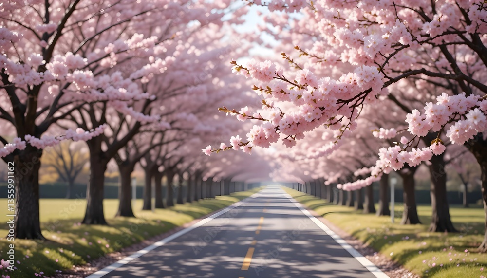 Naklejka premium cherry blossom in spring