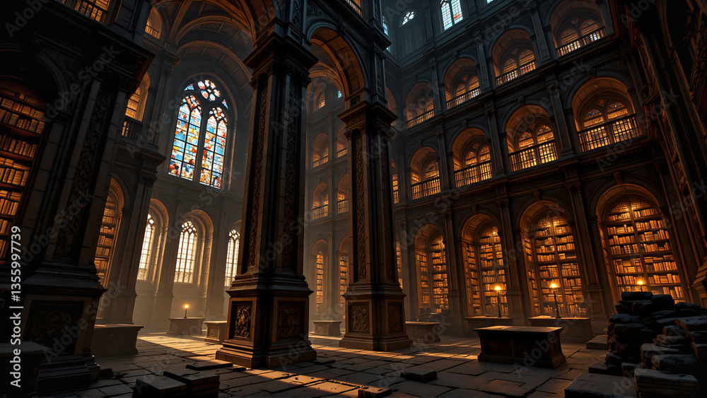 Obraz premium interior of church