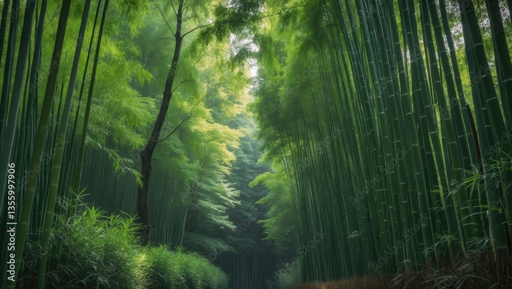 Fototapeta premium Bamboo grove of Arashiyama.