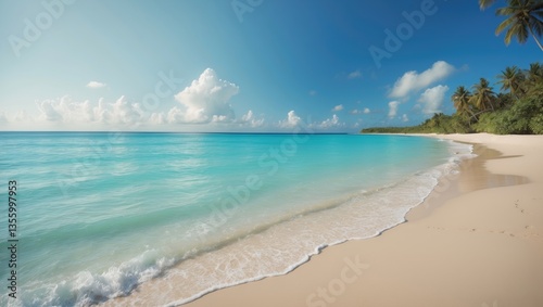 Fototapeta Naklejka Na Ścianę i Meble -  Tropical sea and beach