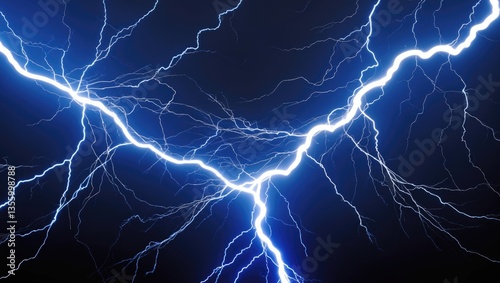 Wallpaper Mural bolt lightning sparks electricity intense backdrop Torontodigital.ca
