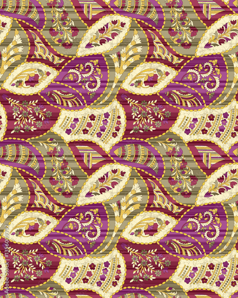 seamless paisley pattern seamless paisley pattern