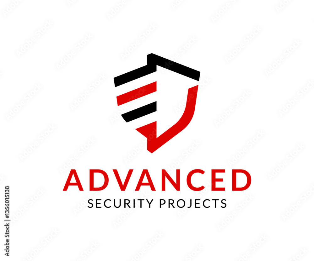 Advanced Security Projects Logo Design. Advanced Security Projects Logo Design.