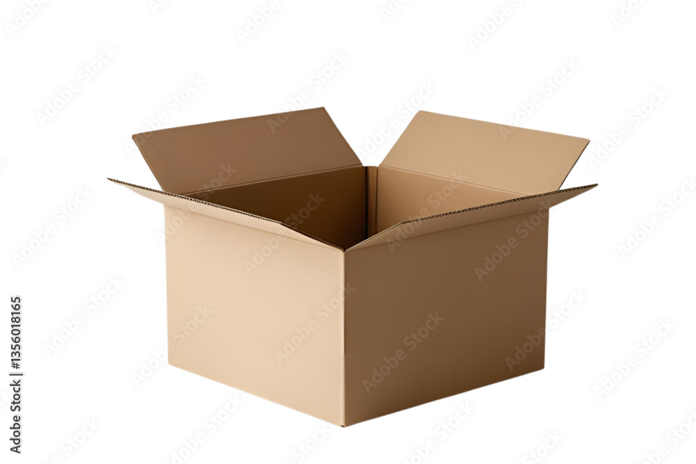 closed cardboard box, brown, white background, isolated, no background closed cardboard box, brown, white background, isolated, no background