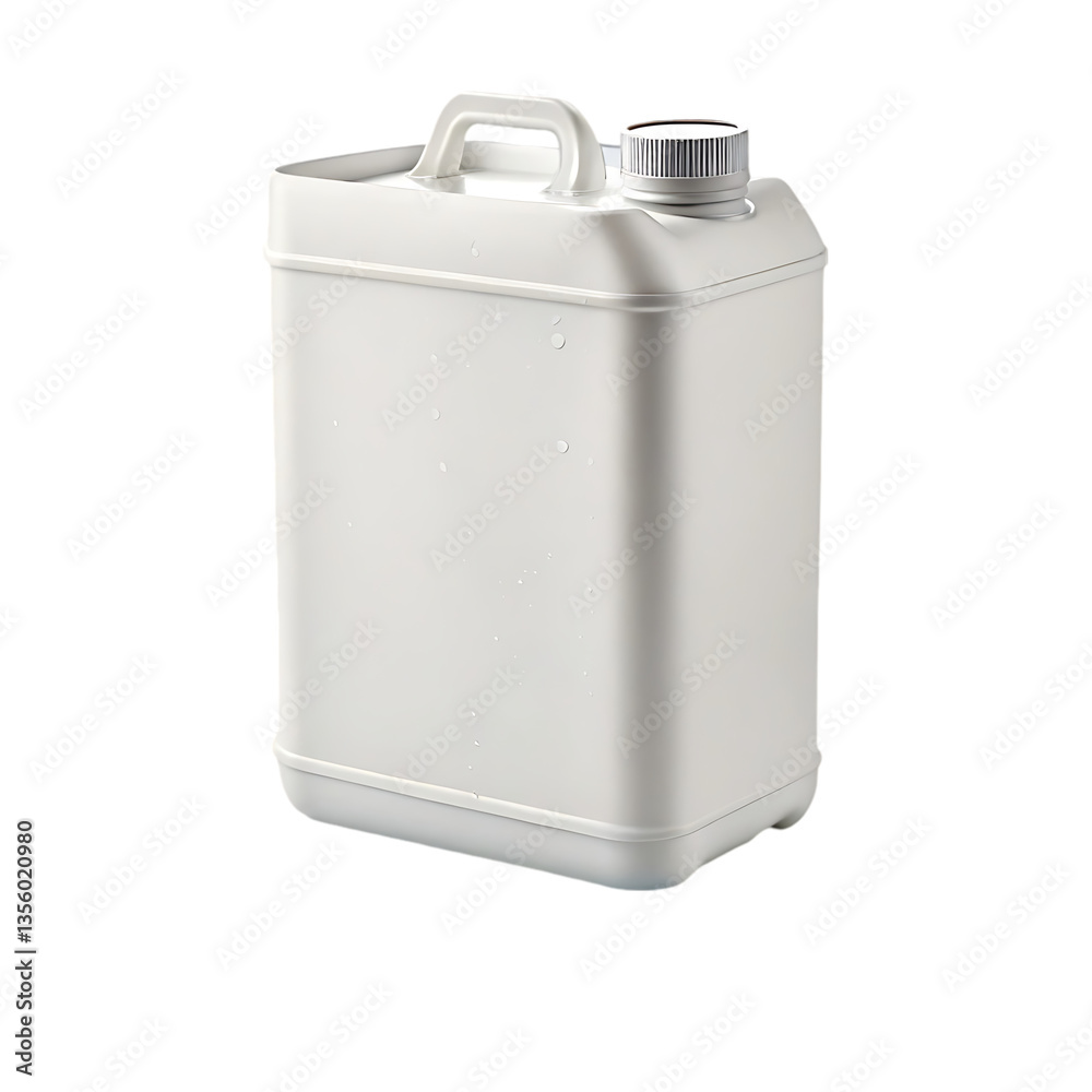 White Plastic Jerrycan White Plastic Jerrycan