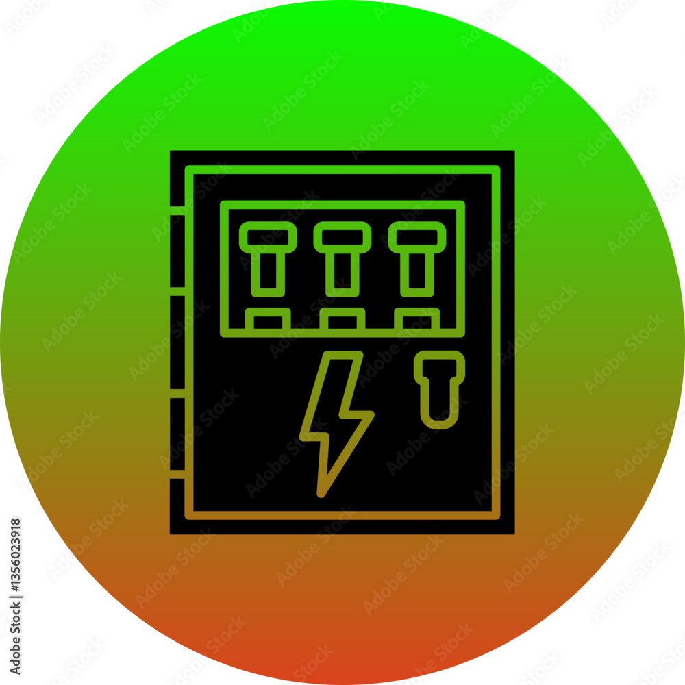 Electrical panel Icon Electrical panel Icon