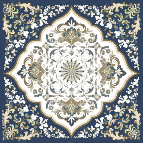 vector illustration hires Collection of High-Resolution Abstract Ramadan Islamic Seamless ornament Patterns with Diverse Designs and Textures 