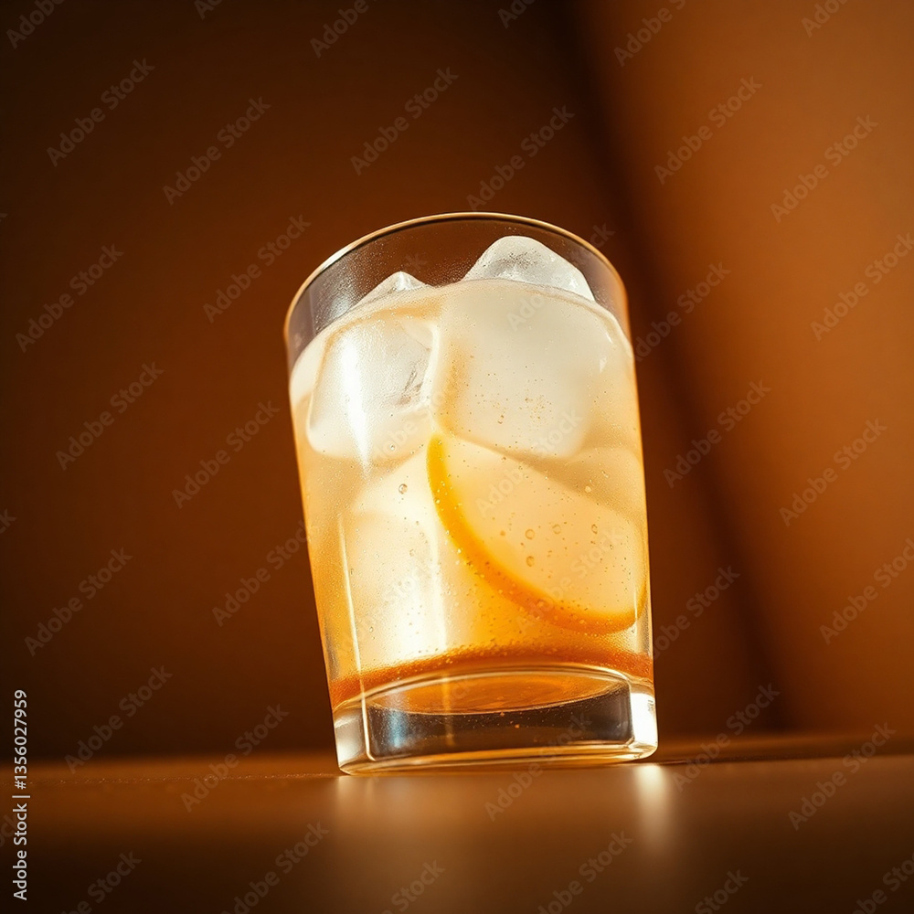 Refreshing Icy Beverage on a Hot Day