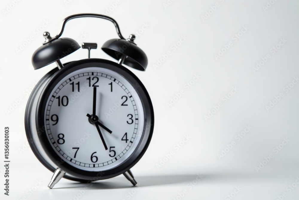 Close up of a clock showing fasting time, white background , routine, intermittent fasting, pure Close up of a clock showing fasting time, white background , routine, intermittent fasting, pure