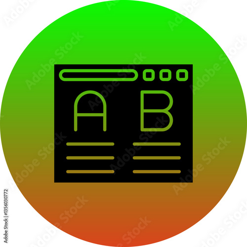 Ab testing Icon