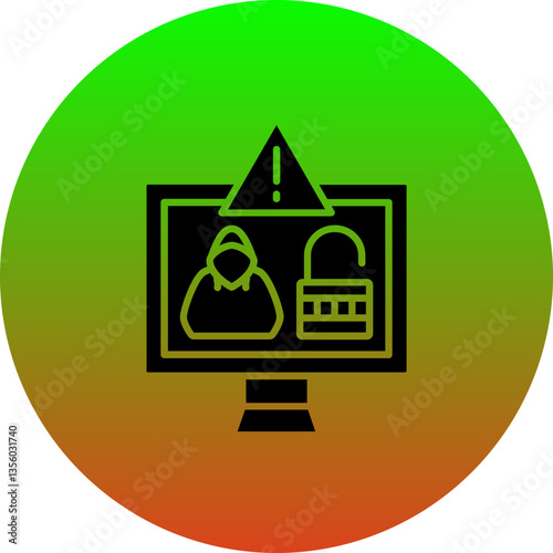 Cyber attack Icon