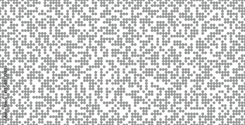 Seamless circular QR code pattern on white background.