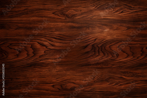 Wallpaper Mural Dark Walnut Wood Panel Texture with Rich Grain and Elegant Finish Torontodigital.ca