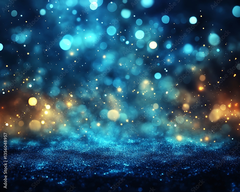 Fototapeta premium Mystical Bokeh Lightscape.