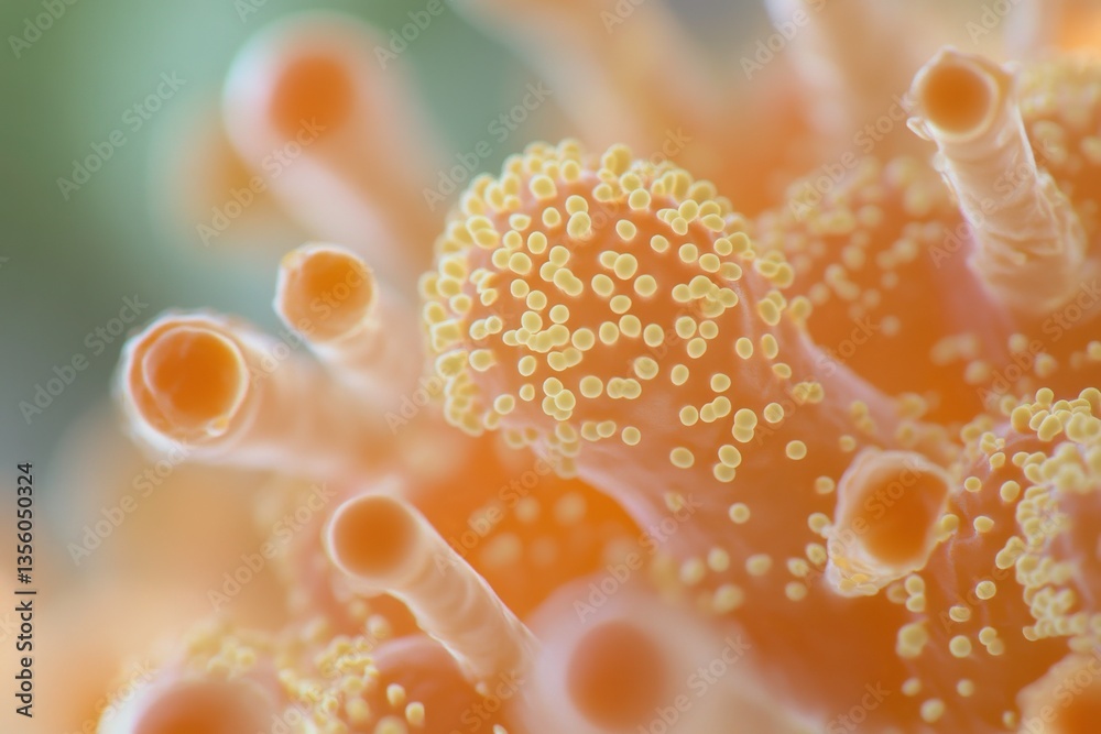 close up of bacteria cell