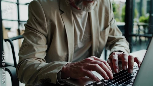 The Man Using Laptop