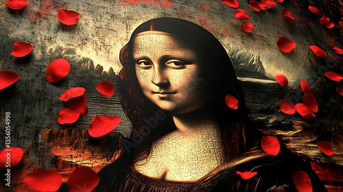 Mona Lisa Rose Petals.