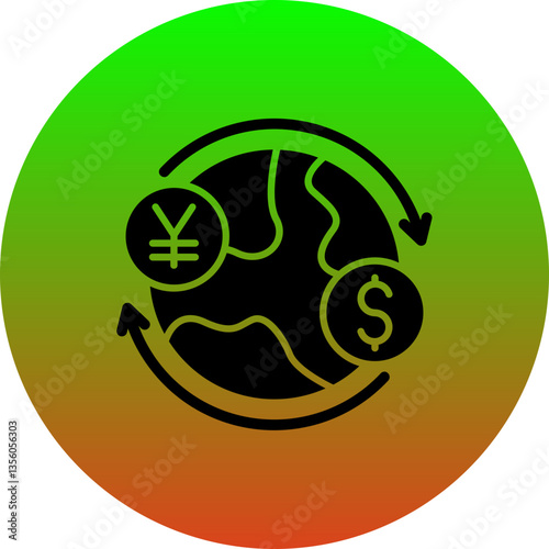 Global currency Icon