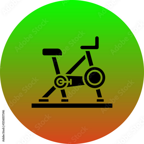 Stationary bicycle Icon