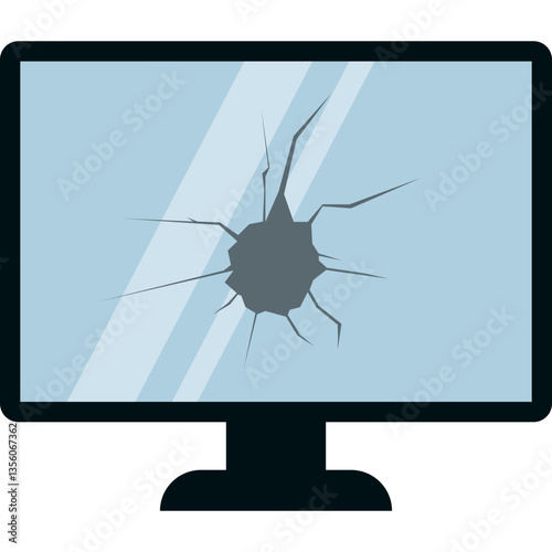 Electronic Waste Illustation