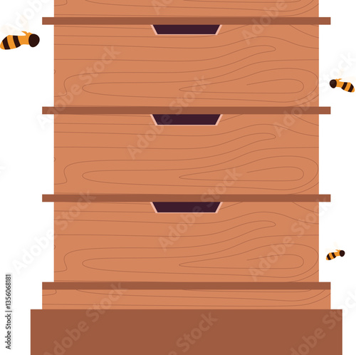 Beekeeping Illustration