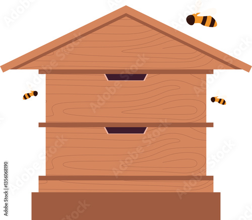 Beekeeping Illustration