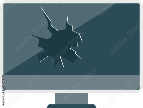 Electronic Waste Illustration