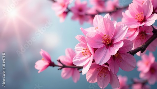 Vibrant full bloom sakura, densely packed petals, repeating motif, japanese, petal, white