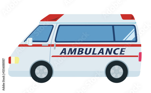 救急車～ambulance～（ベクトルイラスト）