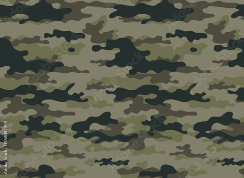 
seamless camouflage modern army pattern khaki texture fashion background