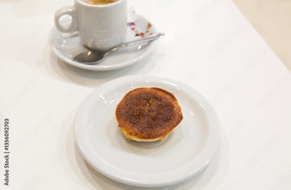 Small cheesecakes, known as Queijadas de Sintra, Portugal