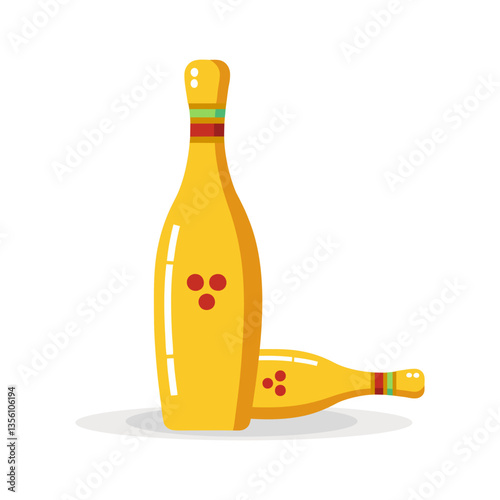 Two skittles in yellow