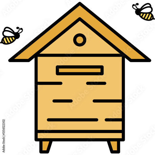 Bee Keeping lllustration