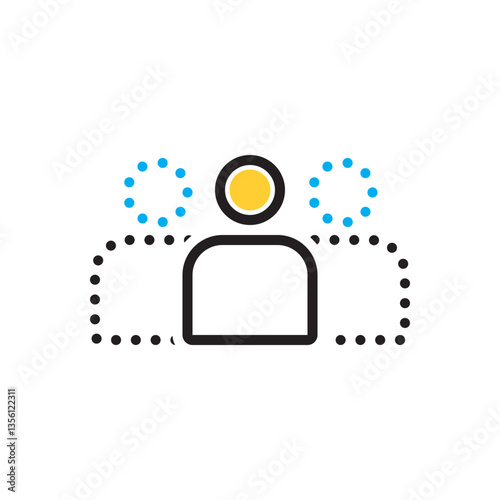 Multi color icon for obvious