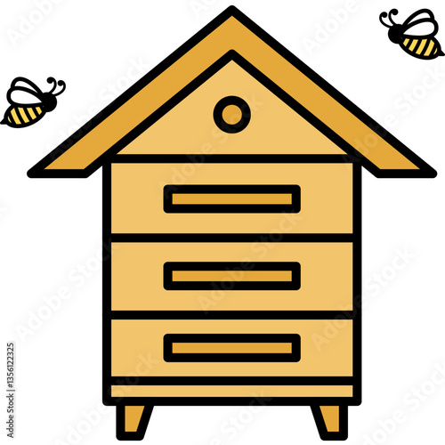 Bee Keeping lllustration