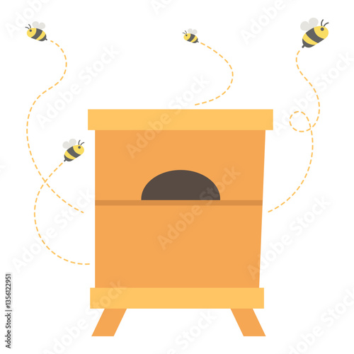 Beekeeping Illustration