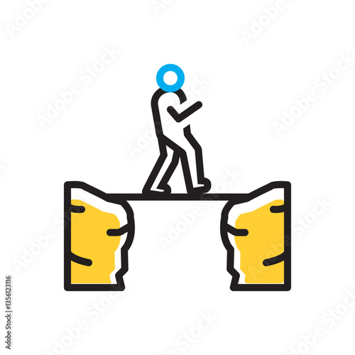 Multi color icon for balance