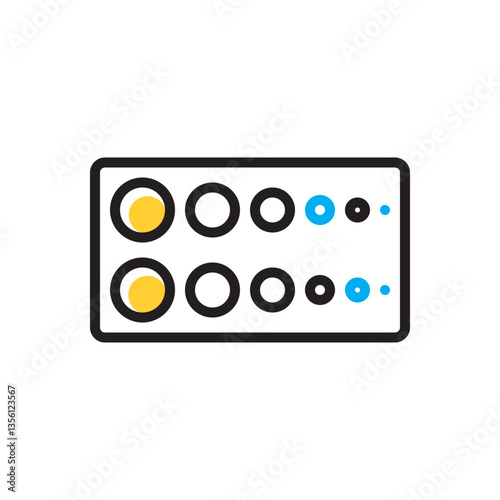 Multi color icon for fade