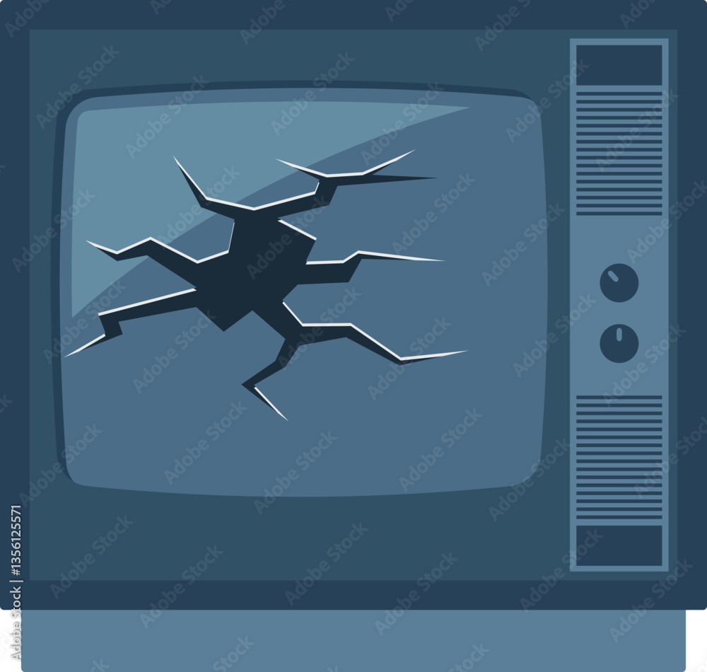 Electronic Waste Illustration